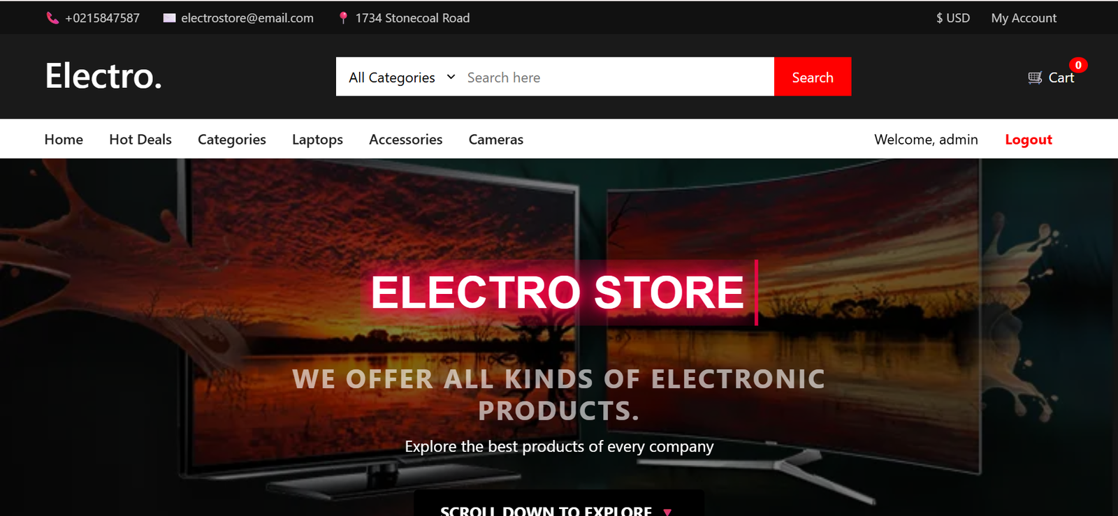 PHP E-Commerce Website